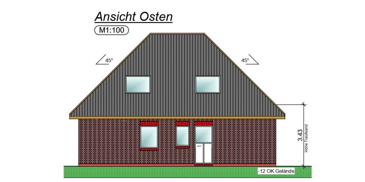 Einfamilienhaus Norden - 4 Zimmer, 103 m&sup2;, 399.000&euro; | Angebot:25689948