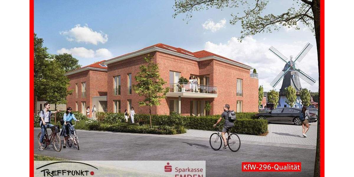 Etagenwohnung Emden Larrelt - 2 Zimmer, 70 m&sup2;, 328.000&euro; | Angebot:25727343