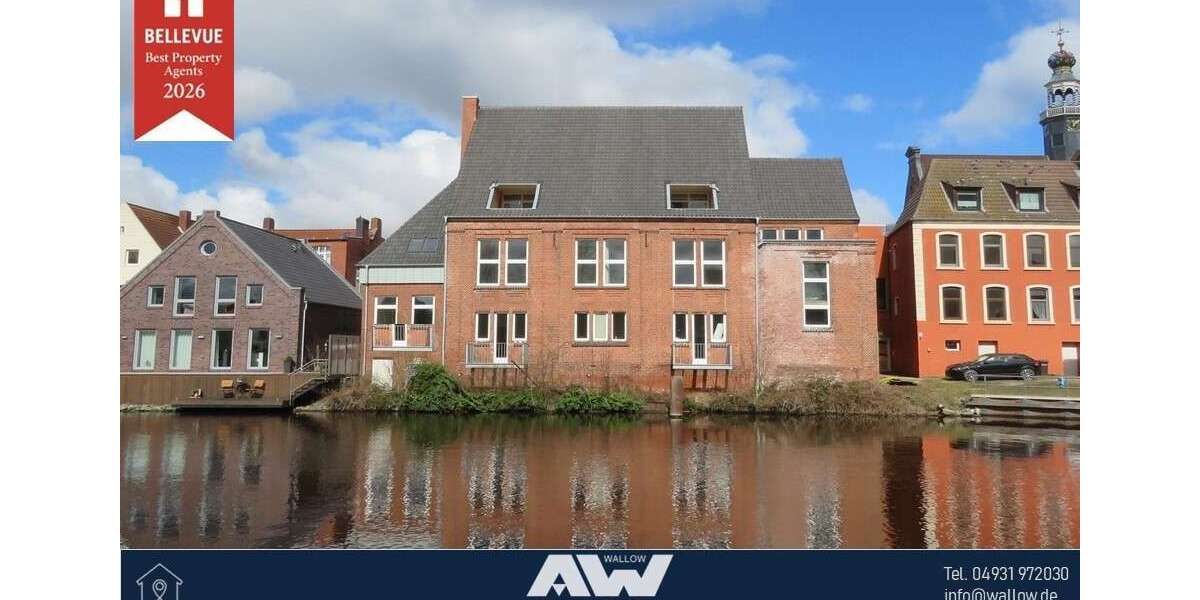 Etagenwohnung Emden Tholenswehr - 2 Zimmer, 71 m&sup2;, 750&euro; | Angebot:26995059