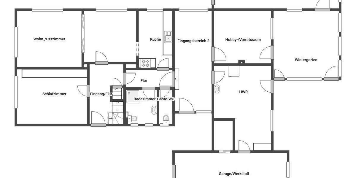 Einfamilienhaus Südbrookmerland Victorbur - 7 Zimmer, 130 m&sup2;, 259.000&euro; | Angebot:25771256