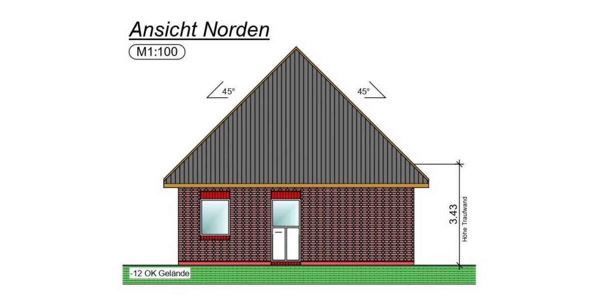 Einfamilienhaus Norden - 4 Zimmer, 103 m&sup2;, 399.000&euro; | Angebot:25689948