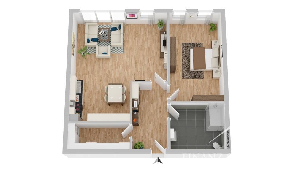 Etagenwohnung Norden - 2 Zimmer, 94 m&sup2;, 397.500&euro; | Angebot:25736890