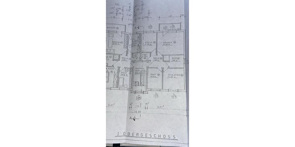 Etagenwohnung Leer (Ostfriesland) - 3 Zimmer, 79 m&sup2;, 580&euro; | Angebot:25974856