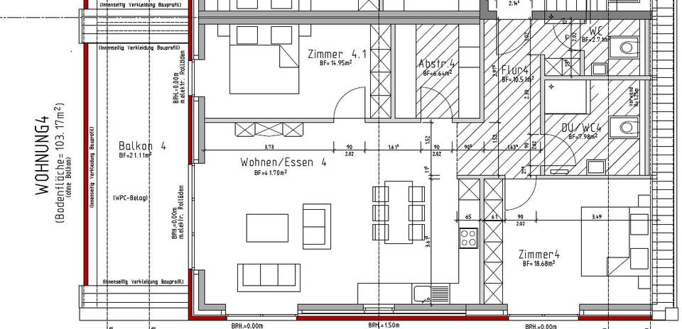 Dachgeschoßwohnung Moormerland - 3 Zimmer, 106 m&sup2;, 928&euro; | Angebot:26550811