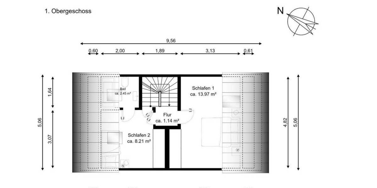 Reihenmittelhaus Westoverledingen Ihrhove - 4 Zimmer, 75 m&sup2;, 179.000&euro; | Angebot:25910725