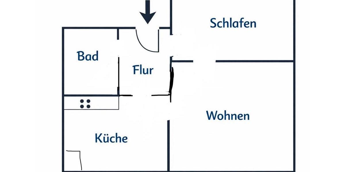Hochparterre Emden - 2 Zimmer, 65 m&sup2;, 750&euro; | Angebot:25810488