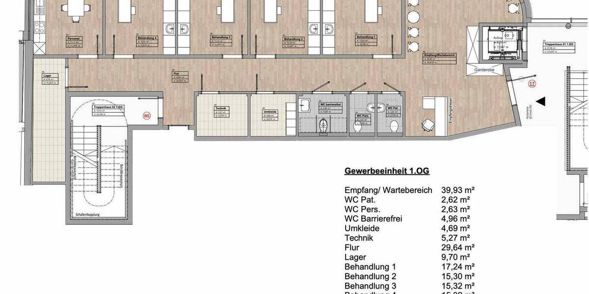 Gewerbeobjekt Moormerland Warsingsfehn - 9 Zimmer, 178 m&sup2;, 3.050&euro; | Angebot:26795917