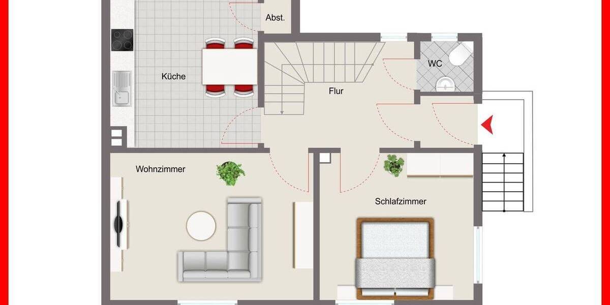 Doppelhaushälfte Emden Wolthusen - 4 Zimmer, 77 m&sup2;, 99.000&euro; | Angebot:25727340