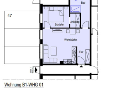 Wohnung Aurich - 2 Zimmer, 53 m&sup2;, 549&euro; | Angebot:18821424