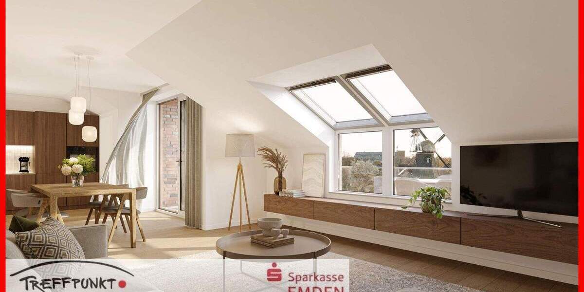 Etagenwohnung Emden Larrelt - 2 Zimmer, 69 m&sup2;, 329.000&euro; | Angebot:25662789