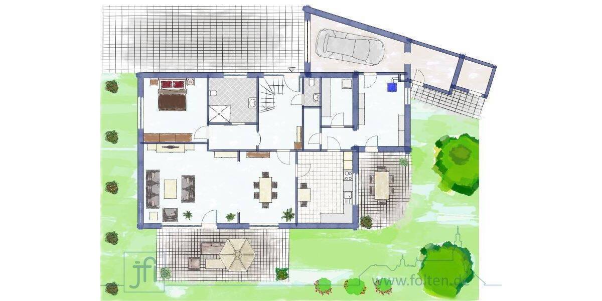 Einfamilienhaus Holtland Holtland-Nücke - 6 Zimmer, 163 m&sup2;, 274.500&euro; | Angebot:25705646