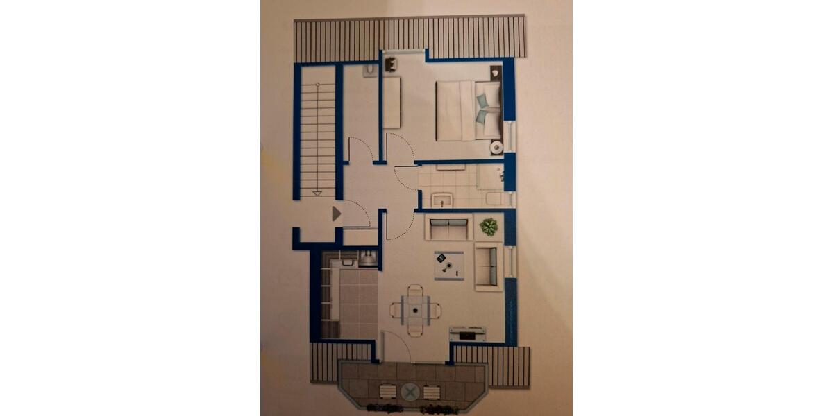 Maisonettenwohnung Großefehn - 3 Zimmer, 56 m&sup2;, 470&euro; | Angebot:25850261