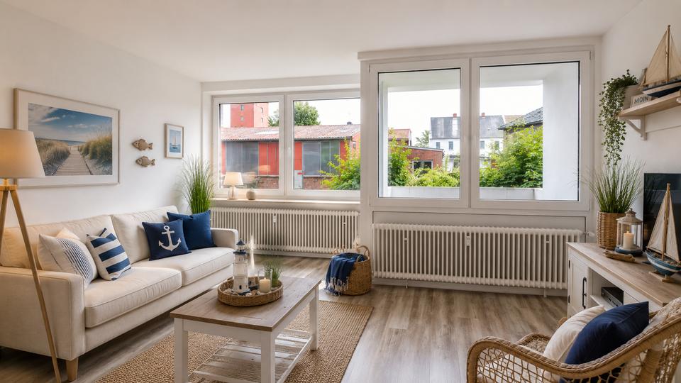 Etagenwohnung Norden - 3 Zimmer, 72 m&sup2;, 580&euro; | Angebot:26504138