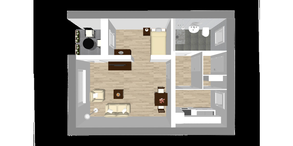 Etagenwohnung Norden - 2 Zimmer, 41 m&sup2;, 129.000&euro; | Angebot:25772693