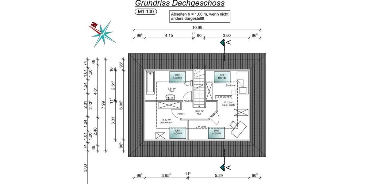 Einfamilienhaus Norden - 4 Zimmer, 103 m&sup2;, 399.000&euro; | Angebot:25689948