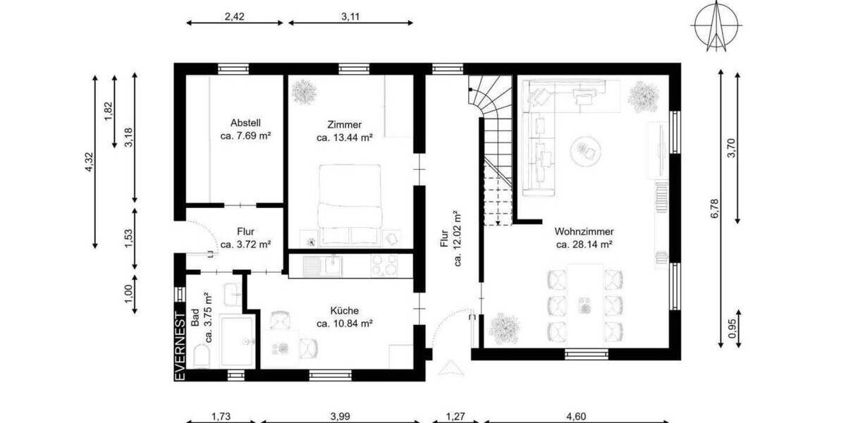 Einfamilienhaus Osteel - 6 Zimmer, 130 m&sup2;, 229.000&euro; | Angebot:25687166