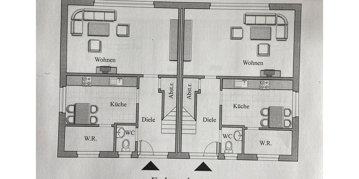 Doppelhaushälfte Hesel - 4 Zimmer, 90 m&sup2;, 800&euro; | Angebot:26646464