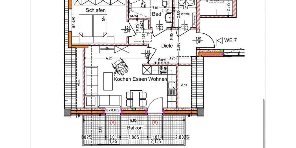 Erdgeschoßwohnung Großheide - 2 Zimmer, 56 m&sup2;, 610&euro; | Angebot:25871243