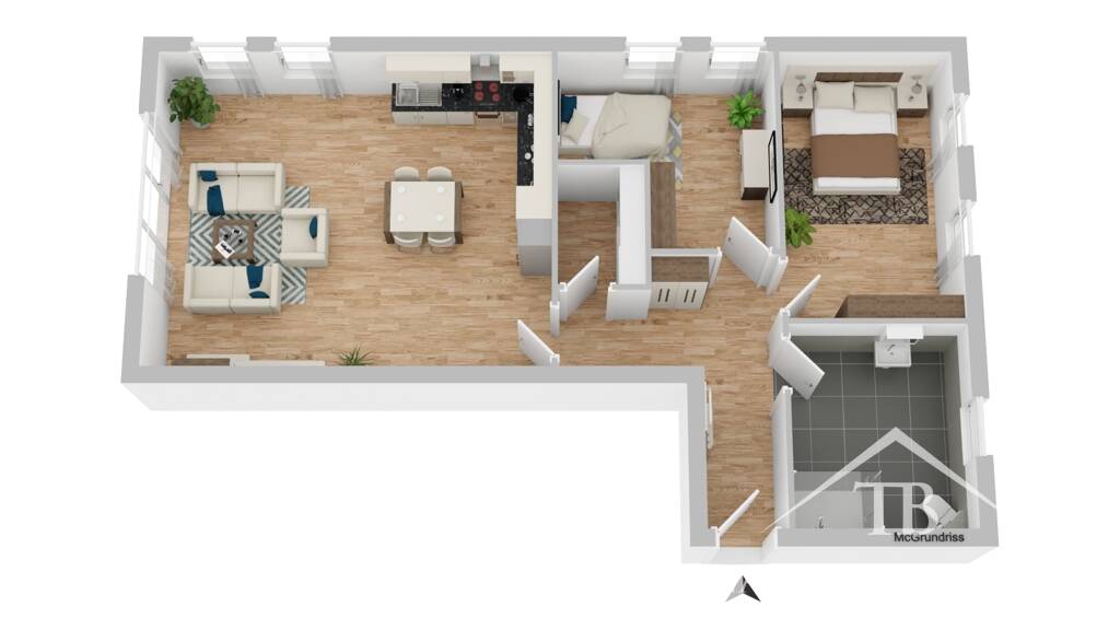 Etagenwohnung Norden - 3 Zimmer, 95 m&sup2;, 397.500&euro; | Angebot:25736886