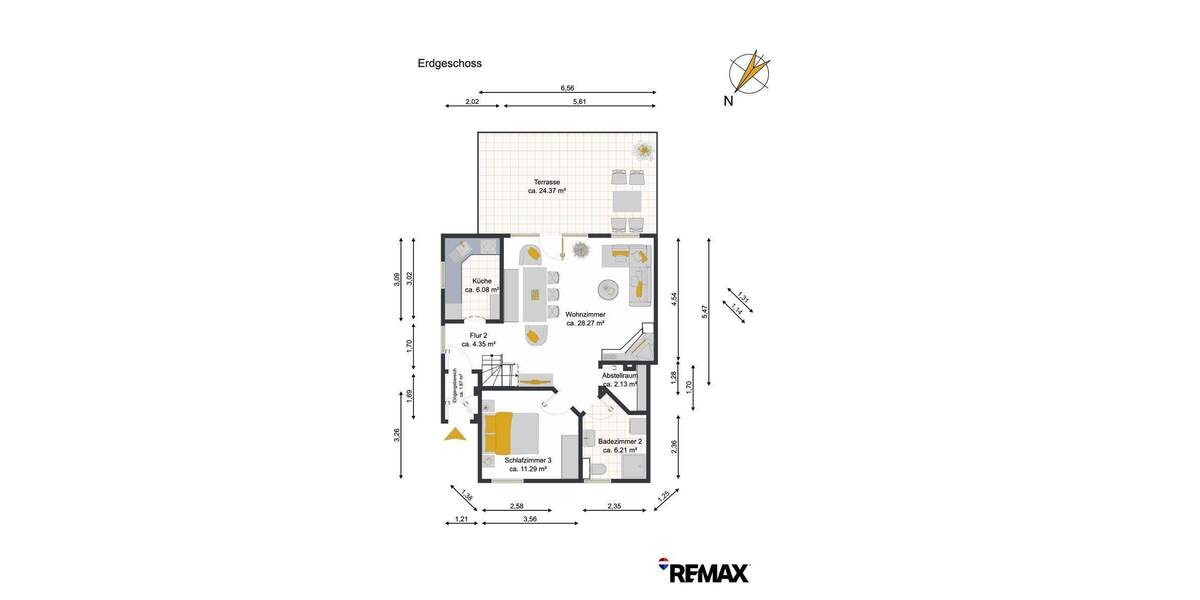 Einfamilienhaus Krummhörn Greetsiel - 4 Zimmer, 112 m&sup2;, 595.000&euro; | Angebot:25728092