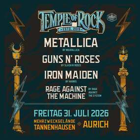 TEMPLE OF ROCK – Tribute Festival 31.07.2026 Mehrzweckgelände Tannenhausen