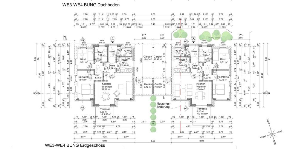 Bungalow Westoverledingen - 2.5 Zimmer, 79 m&sup2;, 1.000&euro; | Angebot:25971903