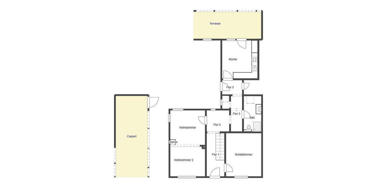 Doppelhaushälfte Hinte - 4 Zimmer, 83 m&sup2;, 179.000&euro; | Angebot:25927073