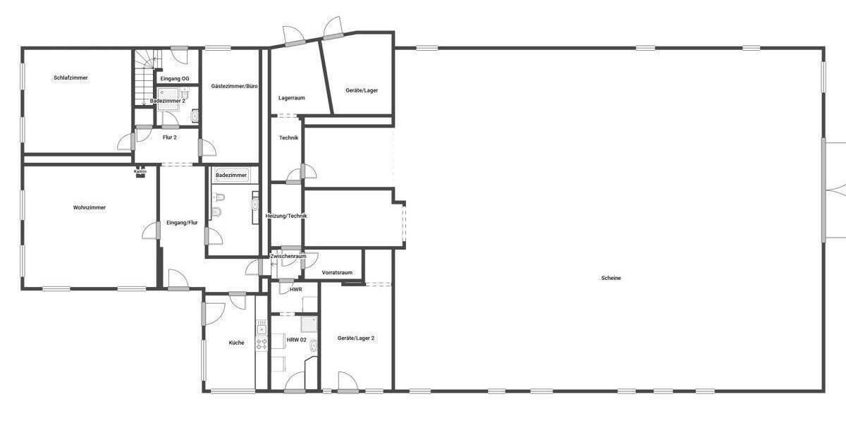 Mehrfamilienhaus, Wohnhaus Krummhörn / Visquard Visquard - 7 Zimmer, 207 m&sup2;, 185.000&euro; | Angebot:25679581