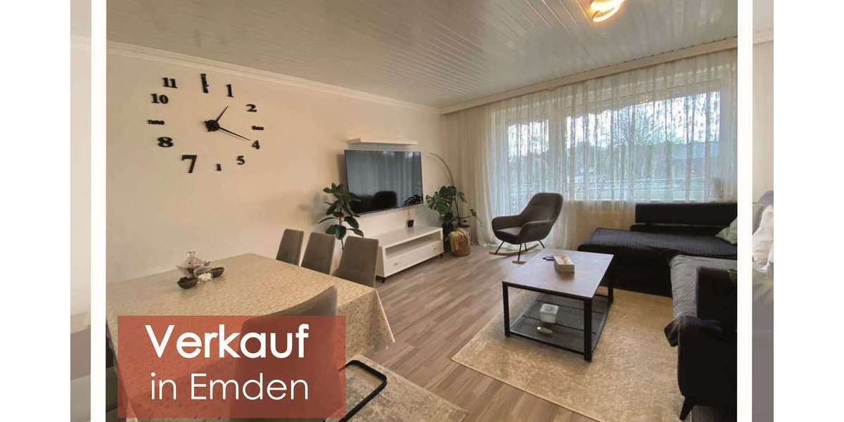 Etagenwohnung Emden - 3 Zimmer, 86 m&sup2;, 139.000&euro; | Angebot:23175969