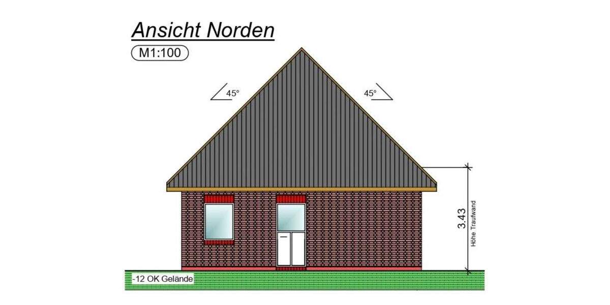Einfamilienhaus Norden - 4 Zimmer, 103 m&sup2;, 425.000&euro; | Angebot:25689957