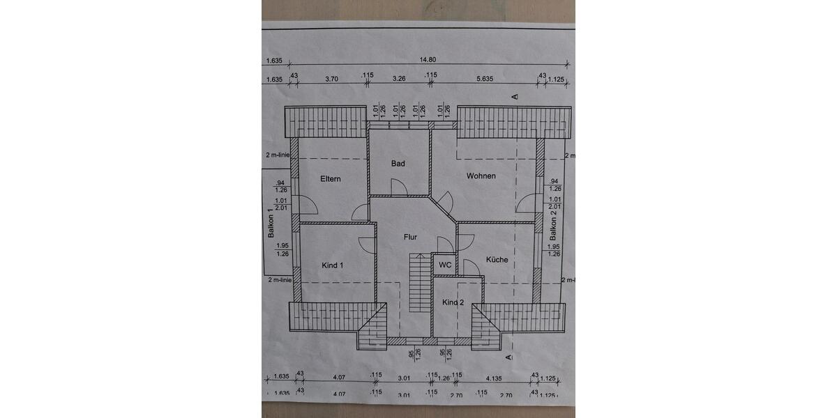 Etagenwohnung Südbrookmerland - 4 Zimmer, 120 m&sup2;, 1.200&euro; | Angebot:26690155