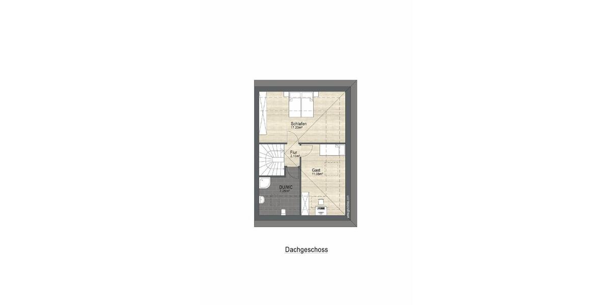 Doppelhaushälfte Norden - 3 Zimmer, 100 m&sup2;, 850&euro; | Angebot:26532025