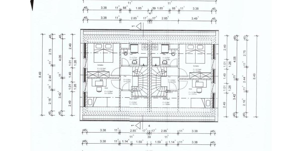 Doppelhaushälfte Südbrookmerland - 3 Zimmer, 72 m&sup2;, 1.150&euro; | Angebot:26535989