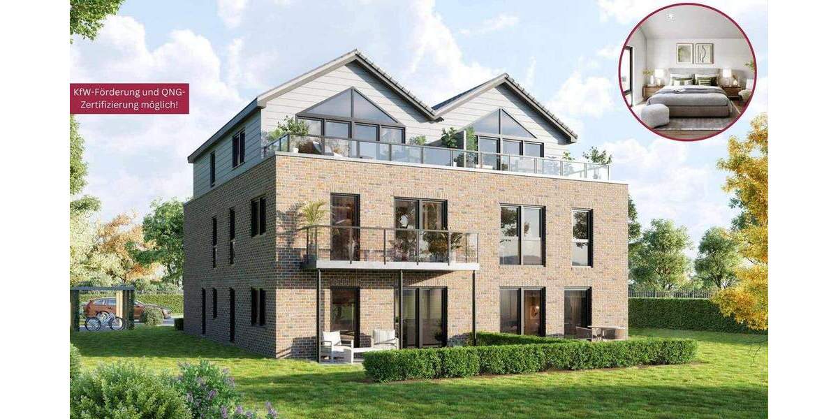 Etagenwohnung Moormerland Neermoor - 3 Zimmer, 73 m&sup2;, 299.000&euro; | Angebot:25737751