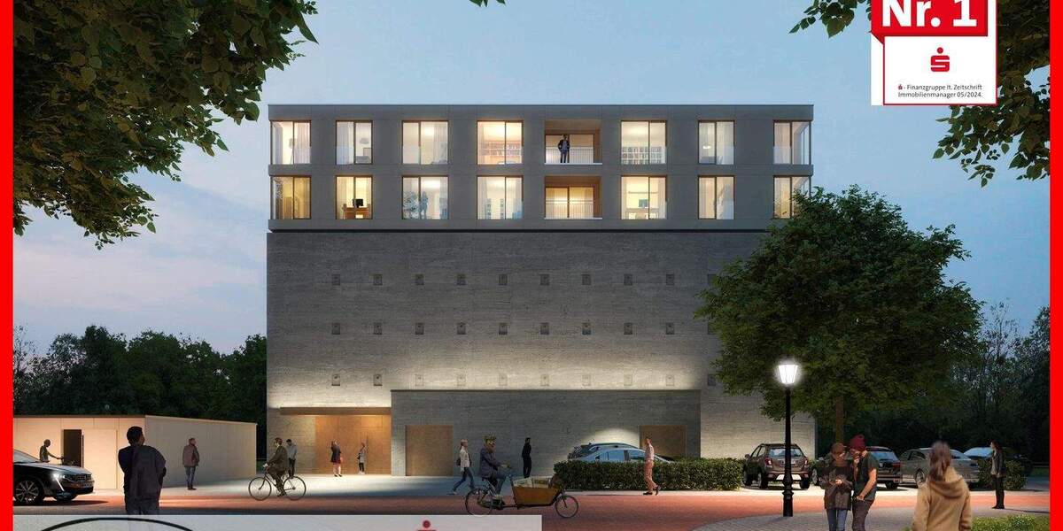 Etagenwohnung Emden Stadtzentrum - 2 Zimmer, 56 m&sup2;, 298.500&euro; | Angebot:25662787