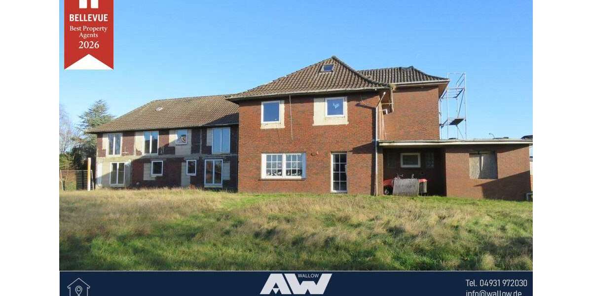 Einfamilienhaus Halbemond - 26 Zimmer, 652 m&sup2;, 185.000&euro; | Angebot:23162133