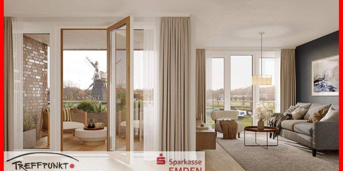 Etagenwohnung Emden Larrelt - 3 Zimmer, 84 m&sup2;, 398.000&euro; | Angebot:25662788