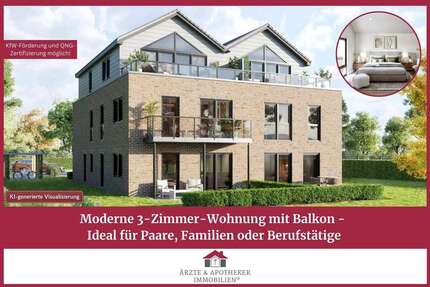 Wohnung Moormerland - 3 Zimmer, 73 m&sup2;, 299.000&euro; | Angebot:27732905