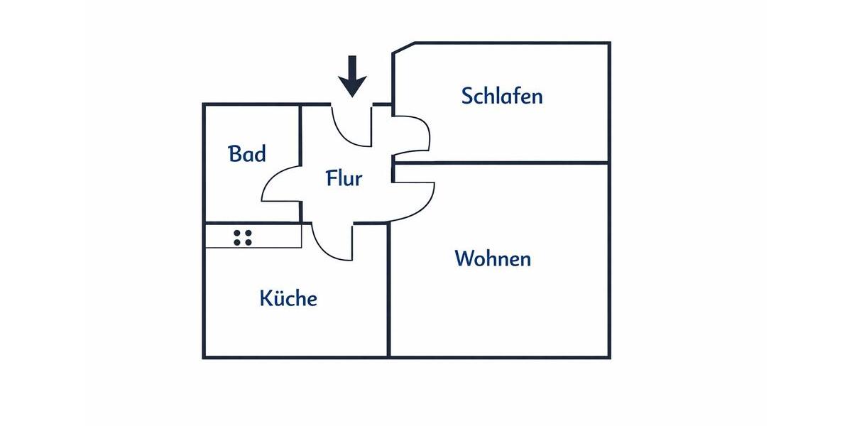 Erdgeschoßwohnung Emden Rysumer Landstraße - 2 Zimmer, 65 m&sup2;, 750&euro; | Angebot:25365317