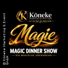 Magic Dinner Show mit 3-Gang-Menü - Die besondere Dinner Show 30.01.2027 Hotel Am Schloss Aurich