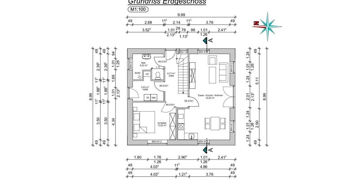 Bungalow Rechtsupweg - 5 Zimmer, 94 m&sup2;, 329.000&euro; | Angebot:25736891