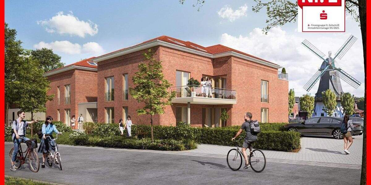 Etagenwohnung Emden Larrelt - 3 Zimmer, 70 m&sup2;, 349.000&euro; | Angebot:25727344