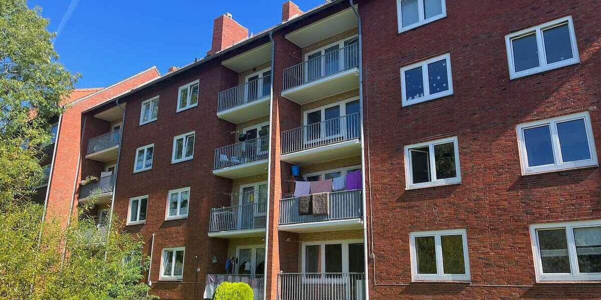 Etagenwohnung Emden Jarßum - 3 Zimmer, 61 m&sup2;, 475&euro; | Angebot:26183726