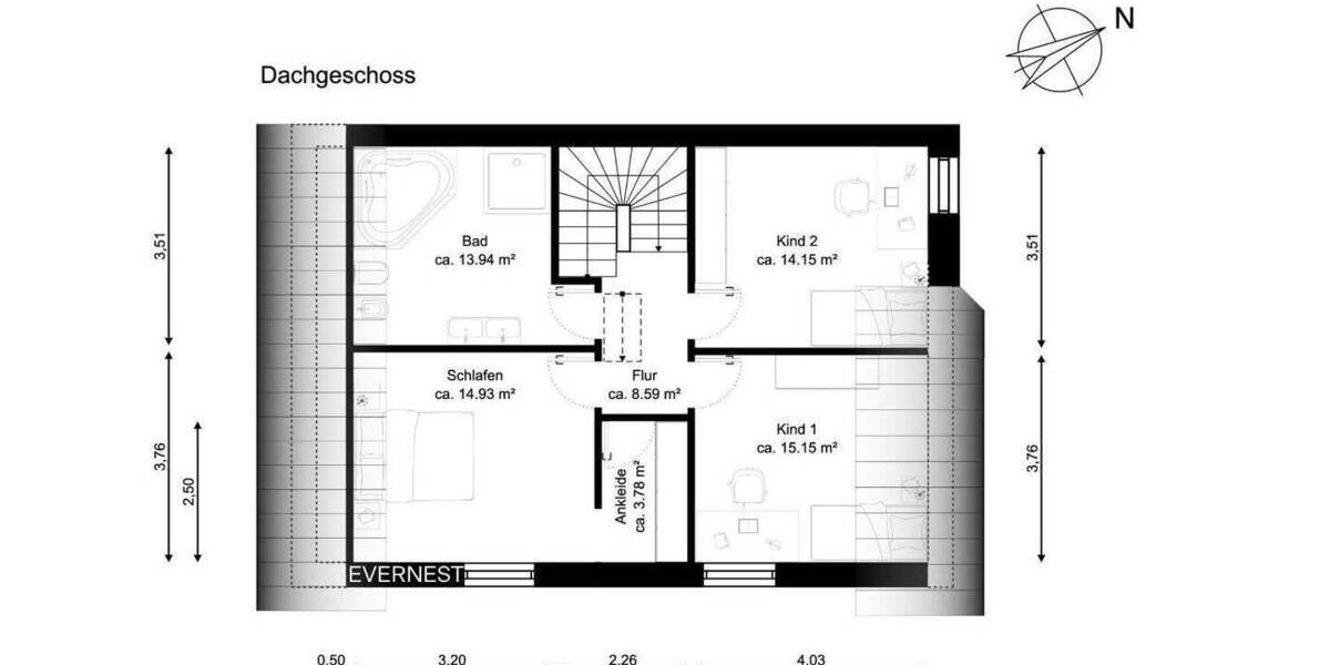 Doppelhaushälfte Hage - 5 Zimmer, 155 m&sup2;, 419.000&euro; | Angebot:25686988