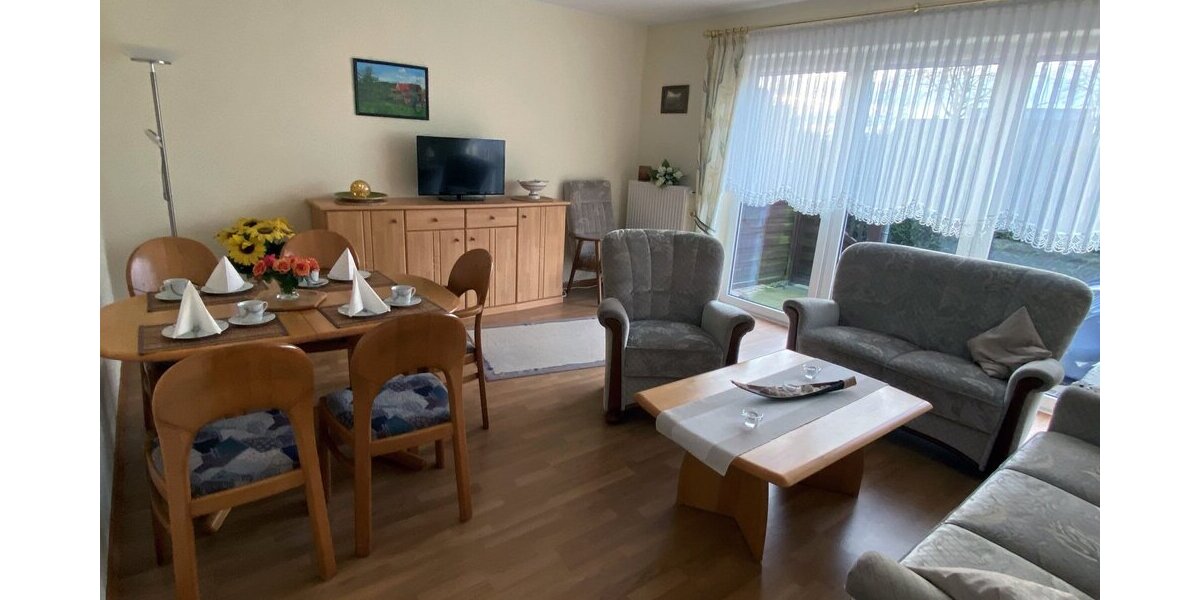 Helle Erdgeschosswohnung mit Terrasse und Garten: Gemütliches Wohnen auf einer Ebene! - Erdgeschoßwohnung Hesel-Neukamperfehn Neukamperfehn | Angebot:25431971