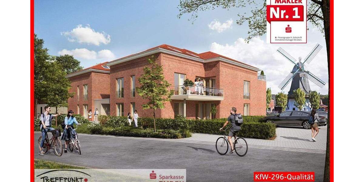 Etagenwohnung Emden Larrelt - 3 Zimmer, 82 m&sup2;, 369.000&euro; | Angebot:25796511