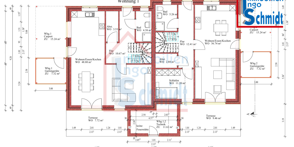 Doppelhaushälfte Weener Stapelmoor - 4 Zimmer, 126 m&sup2;, 359.000&euro; | Angebot:25776730