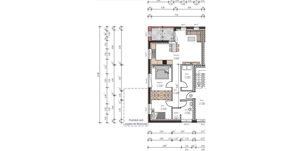 Etagenwohnung Westoverledingen - 2.5 Zimmer, 75 m&sup2;, 825&euro; | Angebot:25976462