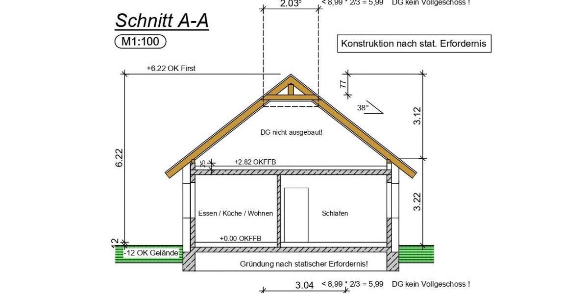 Doppelhaushälfte Norden - 2 Zimmer, 58 m&sup2;, 279.000&euro; | Angebot:25689963