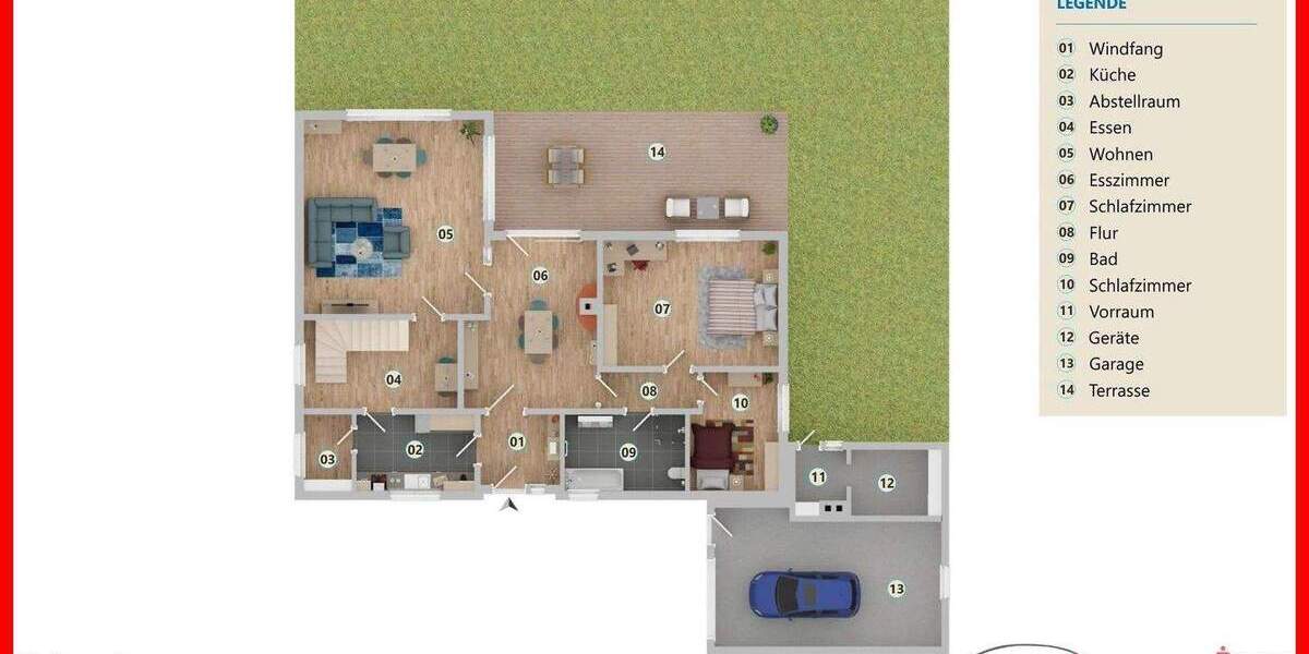 Bungalow Emden Twixlum - 6 Zimmer, 142 m&sup2;, 245.000&euro; | Angebot:25815004